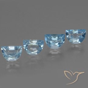 4.30 ct natürliche Himmerlblau Topas-Edelsteine, Fantasie, VS