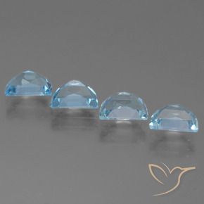 4.30 ct natürliche Himmerlblau Topas-Edelsteine, Fantasie, VS