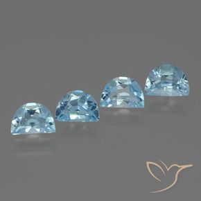 3.86 ct natürliche Himmerlblau Topas-Edelsteine, Fantasie, VVS-VS