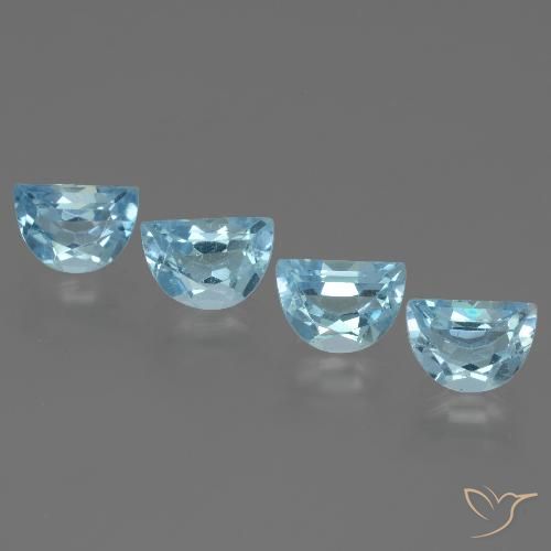 3.94ctw Natürlicher Himmerlblau Topas, Fantasie, VS