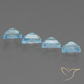 3.94 ct natürliche Himmerlblau Topas-Edelsteine, Fantasie, VS