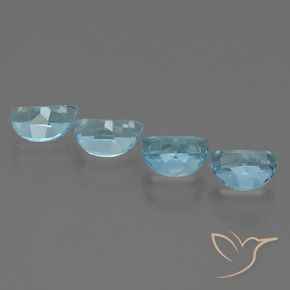 4.49 ct natürliche Swiss Blue Topas-Edelsteine, Fantasie, VS