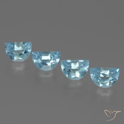 4.00ctw Natürlicher Himmerlblau Topas, Fantasie, VS