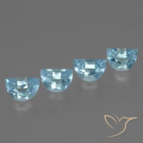 4.00 ct natürliche Himmerlblau Topas-Edelsteine, Fantasie, VS