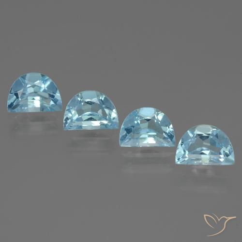 4.05ctw Natürlicher Himmerlblau Topas, Fantasie, VVS-VS