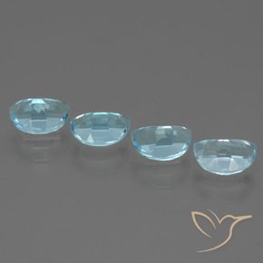 4.05 ct natürliche Himmerlblau Topas-Edelsteine, Fantasie, VVS-VS