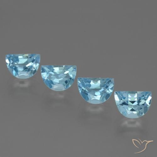 4.39ctw Natürlicher Himmerlblau Topas, Fantasie, VVS-VS