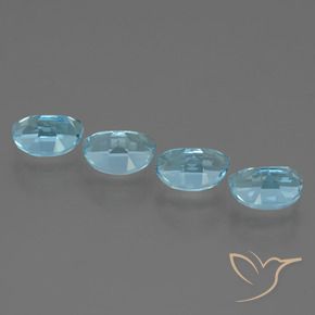 4.39 ct natürliche Himmerlblau Topas-Edelsteine, Fantasie, VVS-VS