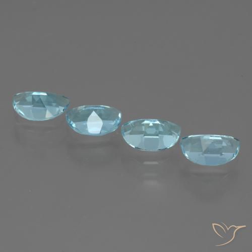 3.59 ct natürliche Himmerlblau Topas-Edelsteine, Fantasie, VS