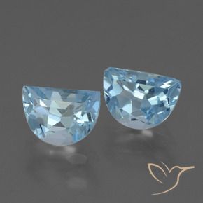 2.16 ct natürliche Himmerlblau Topas-Edelsteine, Fantasie, VVS-VS