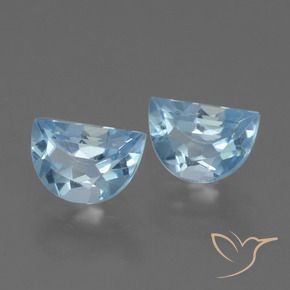2.00 ct natürliche Himmerlblau Topas-Edelsteine, Fantasie, VS