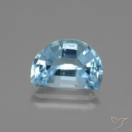 4.54ct Natürlicher Himmerlblau Topas, Fantasie, VVS-VS, Photo A