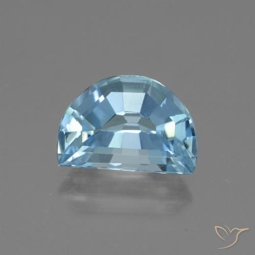 4.94ct Natürlicher Himmerlblau Topas, Fantasie, VVS-VS