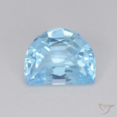 3.48ct Natürlicher Himmerlblau Topas, Fantasie, VVS