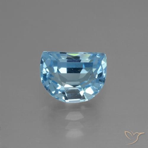 2.82ct Natürlicher Swiss Blue Topas, Fantasie, VS