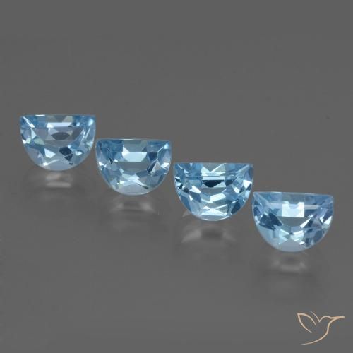 4.45ctw Natürlicher Himmerlblau Topas, Fantasie, VVS-VS
