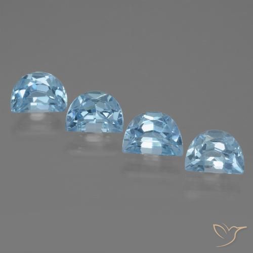 3.79ctw Natürlicher Swiss Blue Topas, Fantasie, VVS-VS