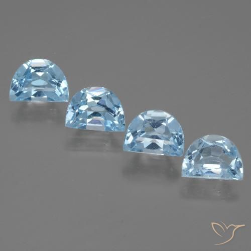 4.18ctw Natürlicher Himmerlblau Topas, Fantasie, VVS-VS