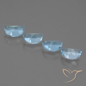 3.46 ct natürliche Himmerlblau Topas-Edelsteine, Fantasie, VVS-VS