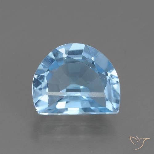 2.27ct Natürlicher Himmerlblau Topas, Fantasie, VVS-VS