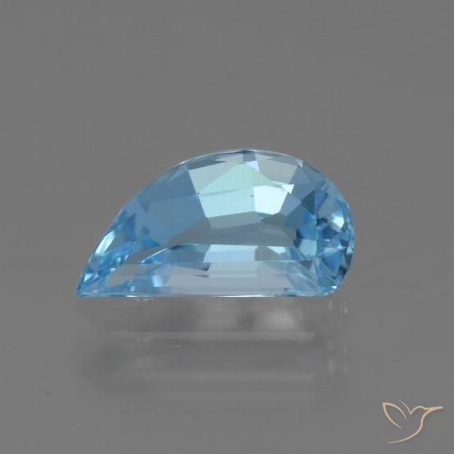 1.49ct Natürlicher Himmerlblau Topas, Fantasie, VVS