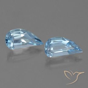 2.70 ct natürliche Himmerlblau Topas-Edelsteine, Fantasie, VVS