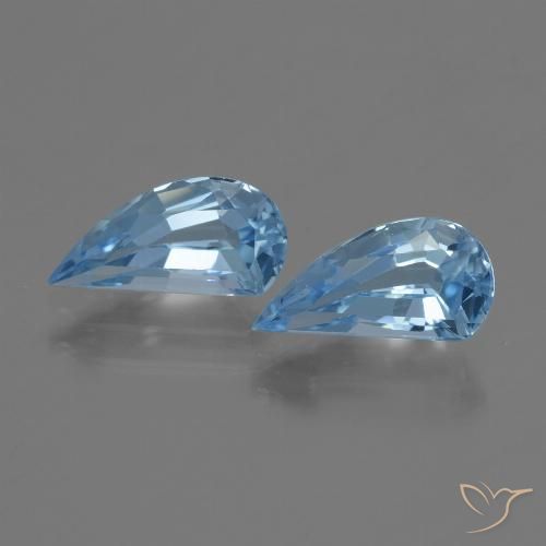 2.95ctw Natürlicher Himmerlblau Topas, Fantasie, VVS