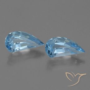2.95 ct natürliche Himmerlblau Topas-Edelsteine, Fantasie, VVS