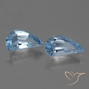 2.73 ct natürliche Swiss Blue Topas-Edelsteine, Fantasie, VVS-VS
