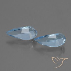 2.73 ct natürliche Swiss Blue Topas-Edelsteine, Fantasie, VVS-VS