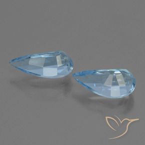 2.84 ct natürliche Himmerlblau Topas-Edelsteine, Fantasie, VVS-VS