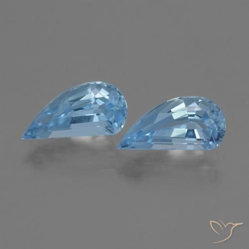 2.68ctw Natürlicher Himmerlblau Topas, Fantasie, VVS