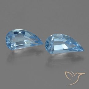 2.90 ct natürliche Swiss Blue Topas-Edelsteine, Fantasie, VVS