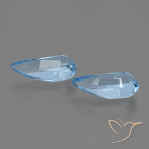 2.60 ct natürliche Himmerlblau Topas-Edelsteine, Fantasie, VVS-VS