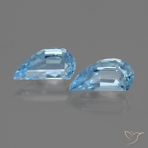 2.77ctw Natürlicher Himmerlblau Topas, Fantasie, VVS-VS