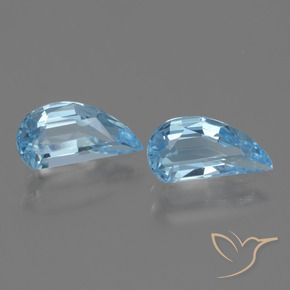 2.77 ct natürliche Himmerlblau Topas-Edelsteine, Fantasie, VVS-VS