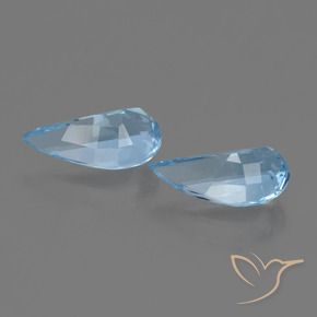 2.66 ct natürliche Himmerlblau Topas-Edelsteine, Fantasie, VVS