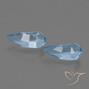 2.79 ct natürliche Himmerlblau Topas-Edelsteine, Fantasie, VVS