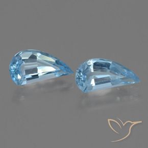2.58 ct natürliche Swiss Blue Topas-Edelsteine, Fantasie, VVS-VS