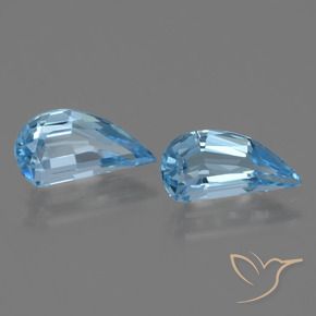2.70 ct natürliche Swiss Blue Topas-Edelsteine, Fantasie, VVS-VS