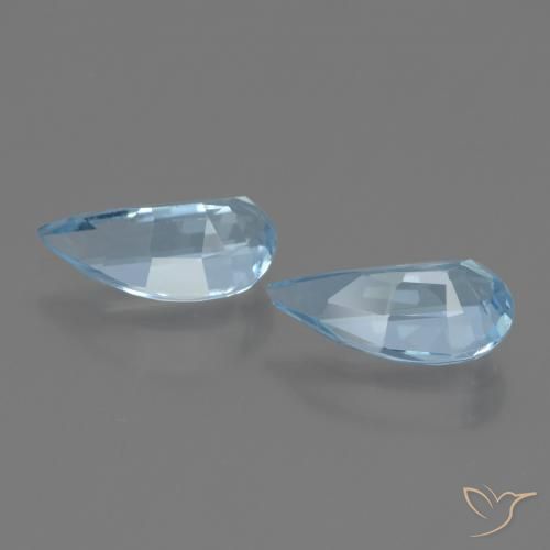 2.76 ct natürliche Swiss Blue Topas-Edelsteine, Fantasie, VVS