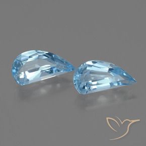 2.53 ct natürliche Himmerlblau Topas-Edelsteine, Fantasie, VVS