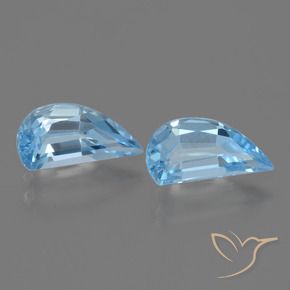 2.92 ct natürliche Himmerlblau Topas-Edelsteine, Fantasie, VVS