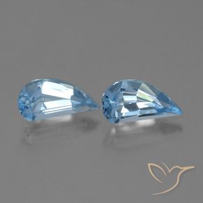 2.73 ct natürliche Swiss Blue Topas-Edelsteine, Fantasie, VVS