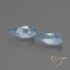 2.73 ct natürliche Swiss Blue Topas-Edelsteine, Fantasie, VVS