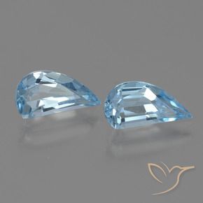 2.89 ct natürliche Himmerlblau Topas-Edelsteine, Fantasie, VVS-VS