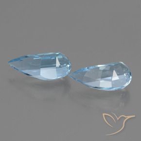 2.89 ct natürliche Himmerlblau Topas-Edelsteine, Fantasie, VVS-VS
