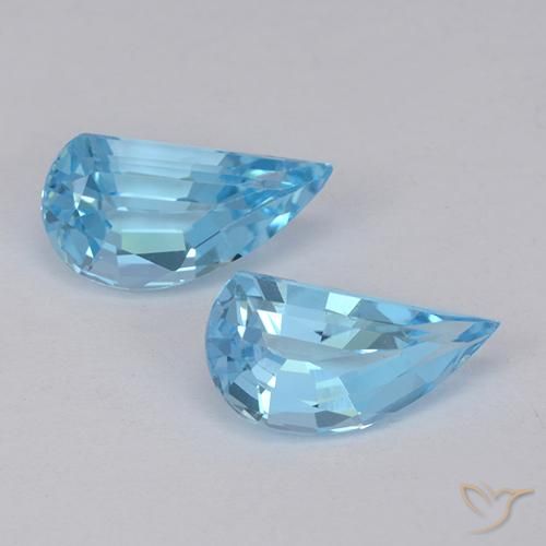 2.78ctw Natürlicher Swiss Blue Topas, Fantasie, VVS