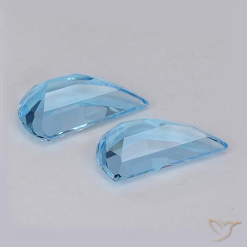 2.78 ct natürliche Swiss Blue Topas-Edelsteine, Fantasie, VVS