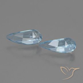2.65 ct natürliche Himmerlblau Topas-Edelsteine, Fantasie, VVS-VS